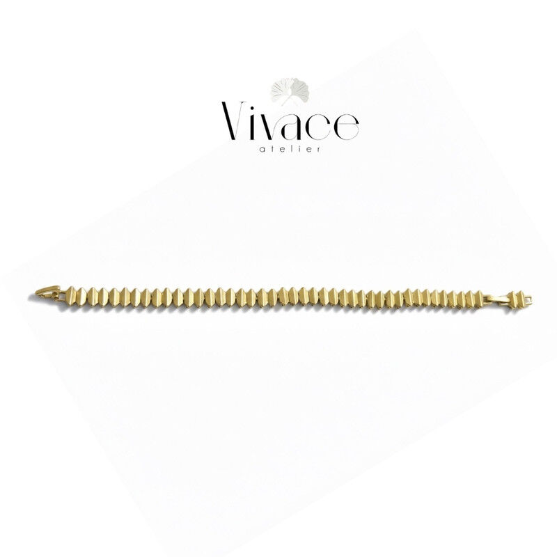 Gourmette Vivace Brise Doré