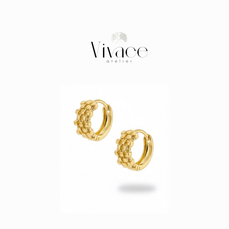 Boucles d’oreilles Vivace Fleur Dorée