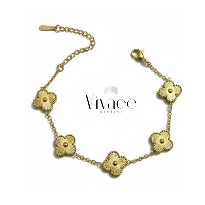 Gourmette Vivace Van Cleef Doré