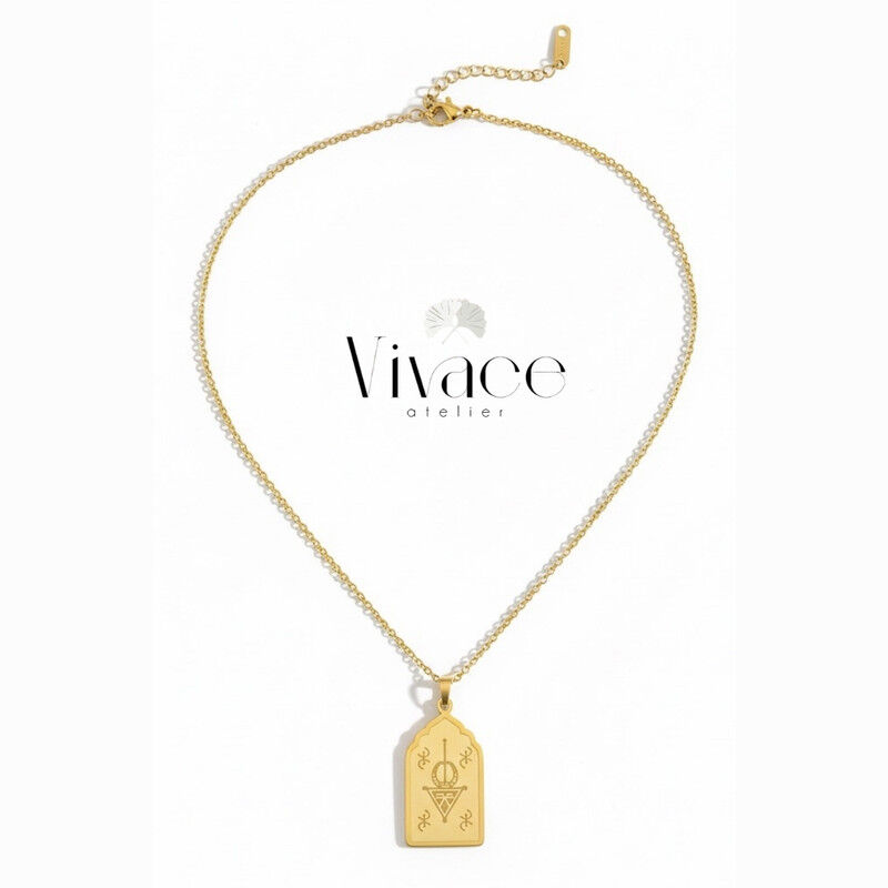 Collier Vivace Tazerzit Doré