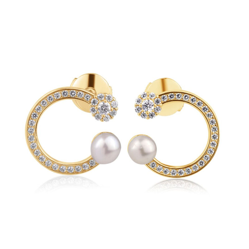Boucles doreilles Plaqué Or 18K 3Mic & FWP