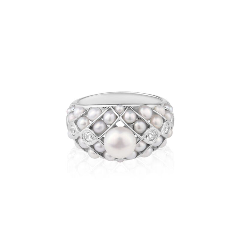 Bague Excellence en Argent 925 Rh & FWP