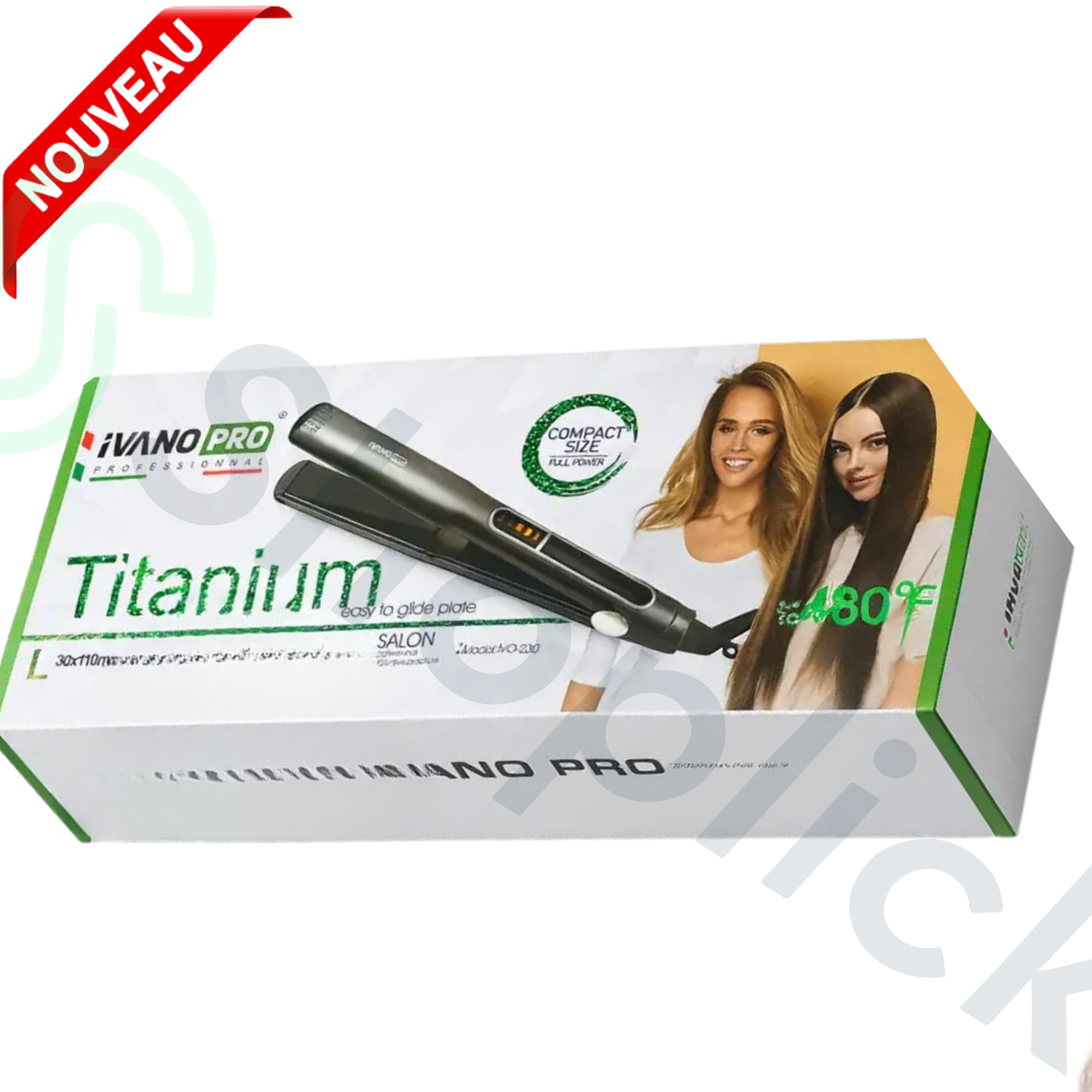 Lisseur IVO-230 Titanium 480°F – Pro Style thumbnail 3