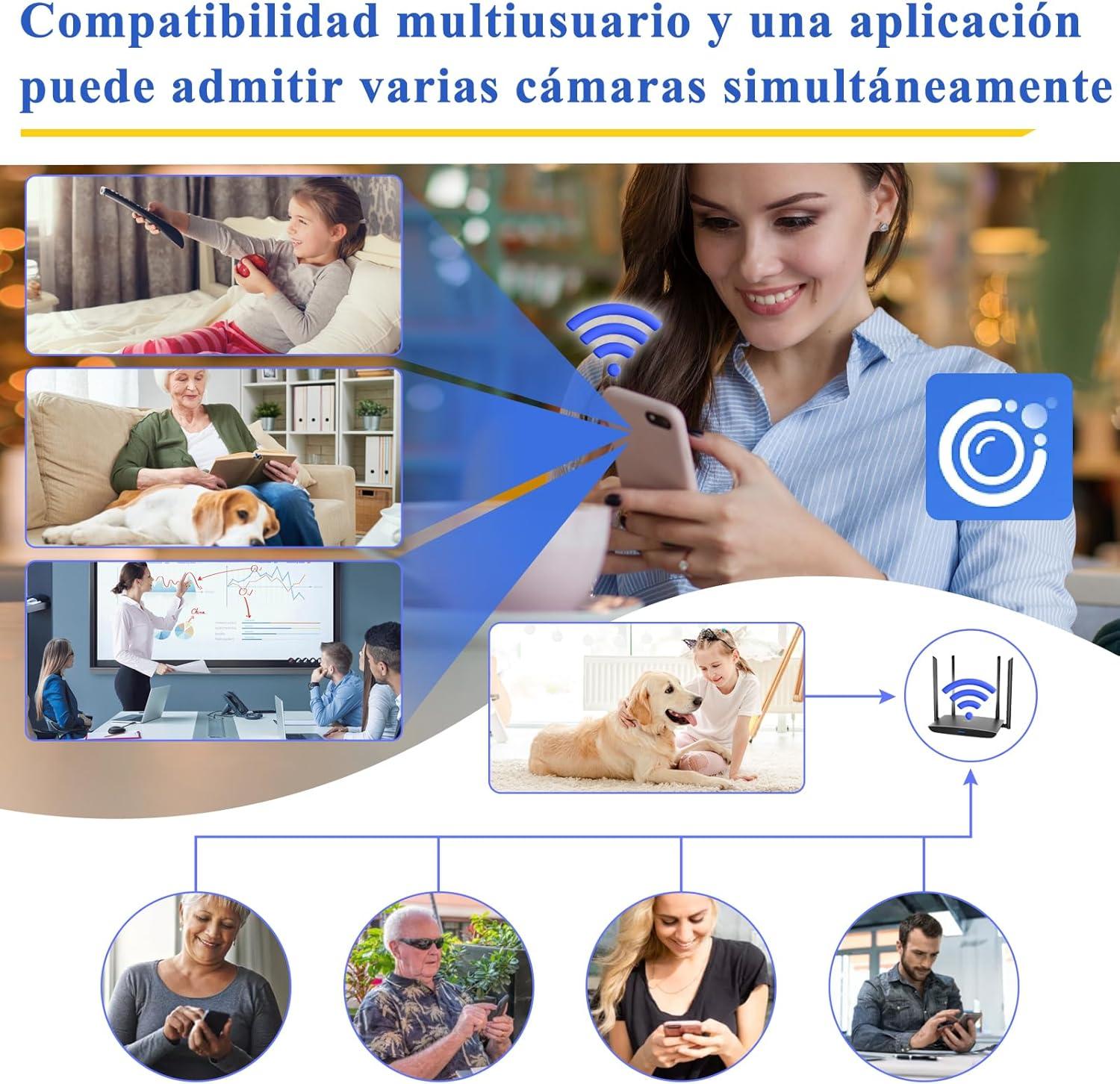 Caméra Mini WiFi 1080P avec Détection de Mouvement IP thumbnail 4