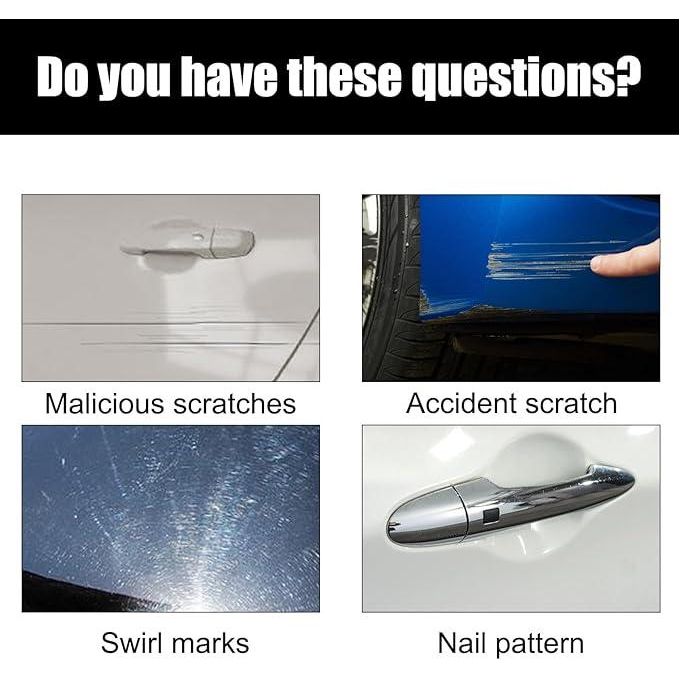 Cire de Réparation Nano pour Voiture  120ml - Pâte Anti-Rayures avec Chiffon et Accessoires thumbnail 4