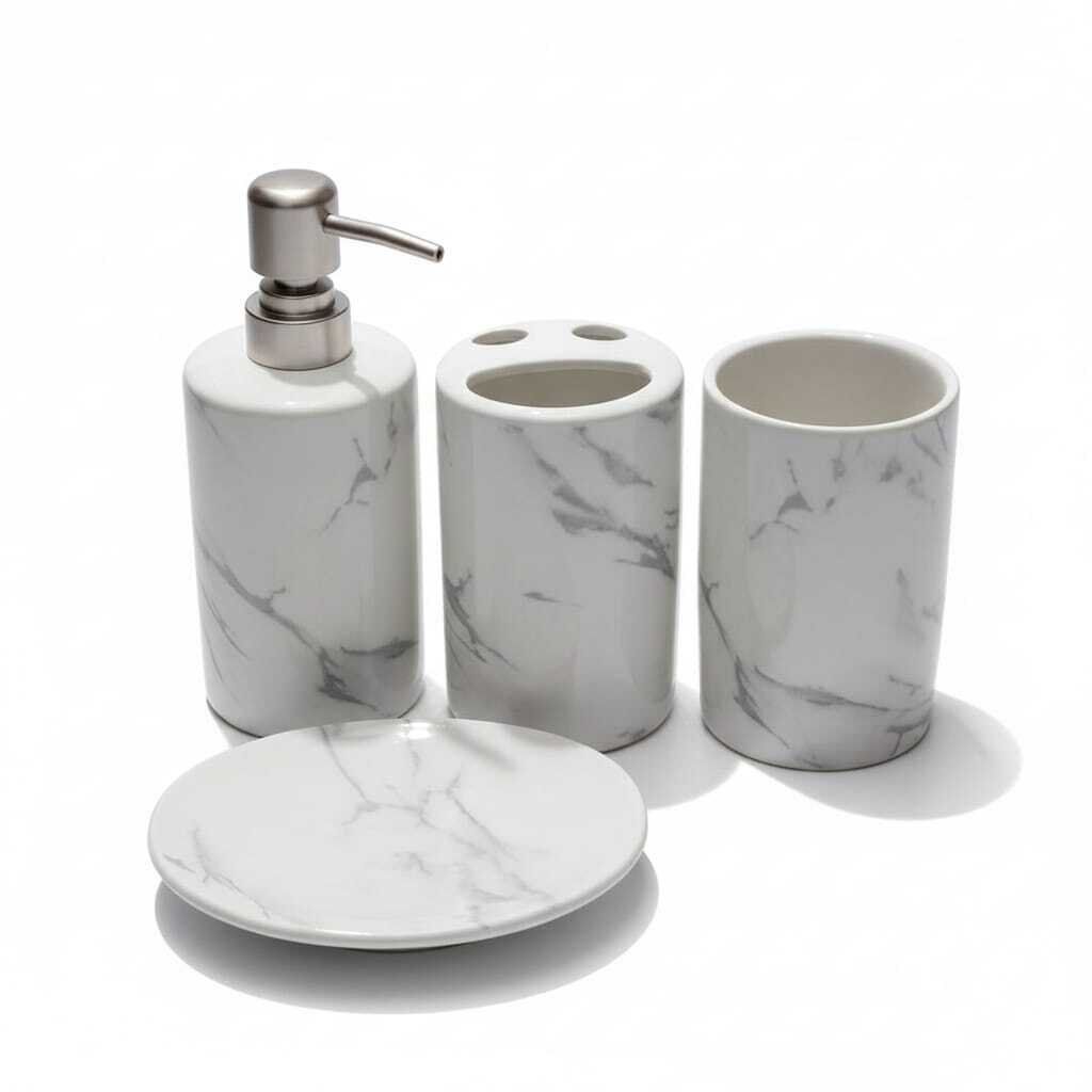 Set d’Accessoires de Salle de en porcelaine  thumbnail 4