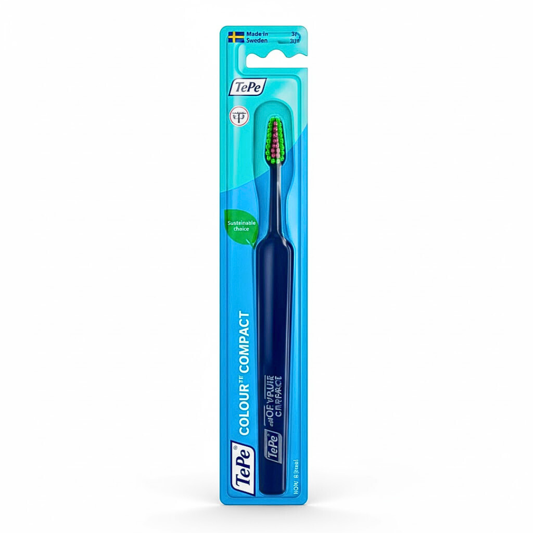 Tepe Brosse A Dents Colour Compact Bleu Fonce Extra Soft