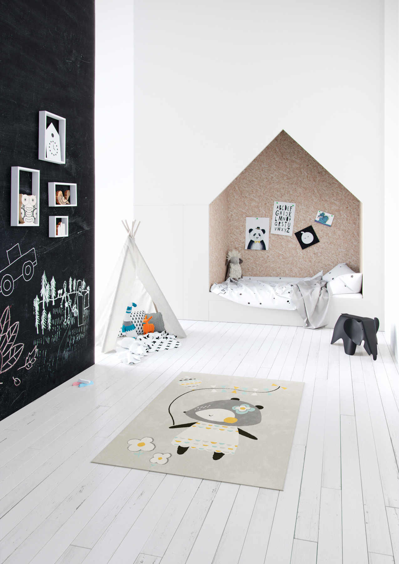 Canvas Tapis Moderne 120x170 Cm