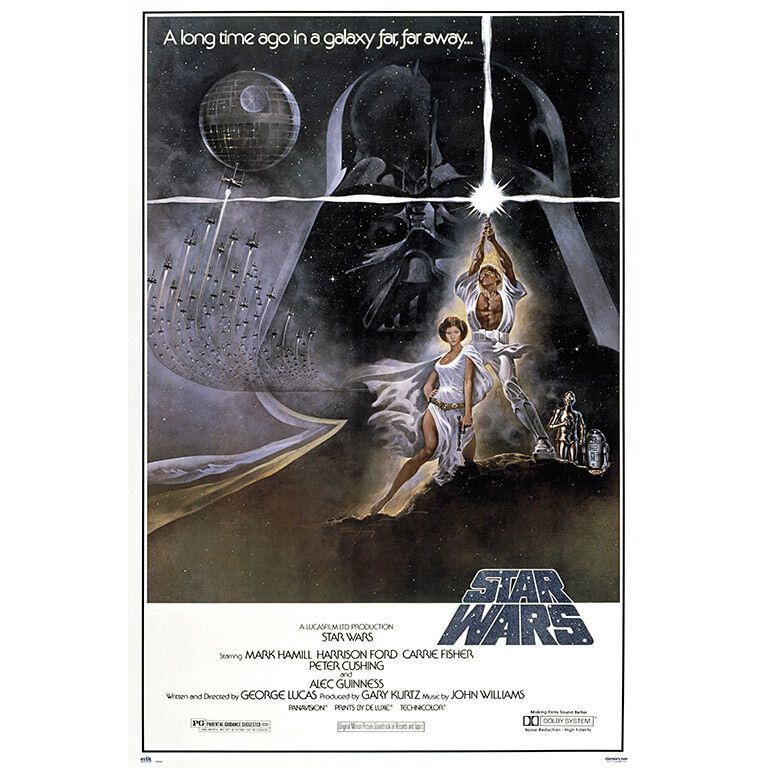 Poster STAR WARS classic la guerre des galaxies affiche
