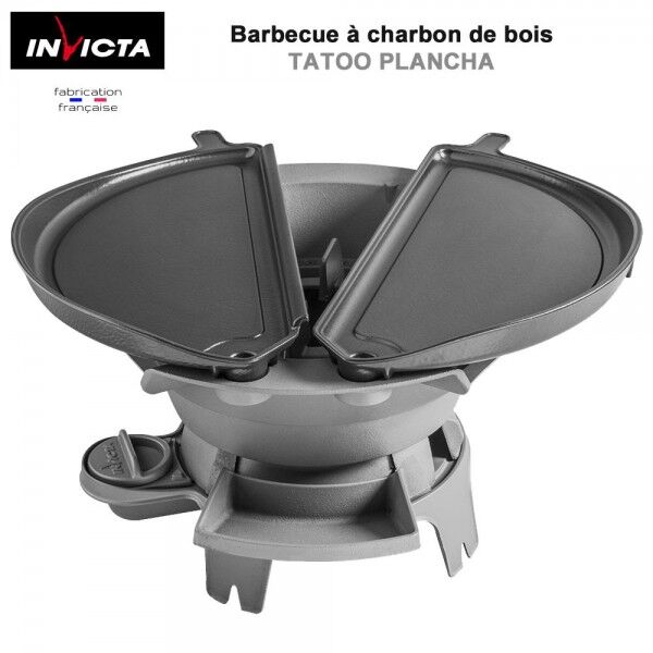 INVICTA - TATOO PLANCHA planche à charbon