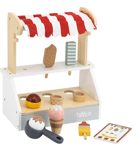 Chariot à glace en bois Tryco +18M