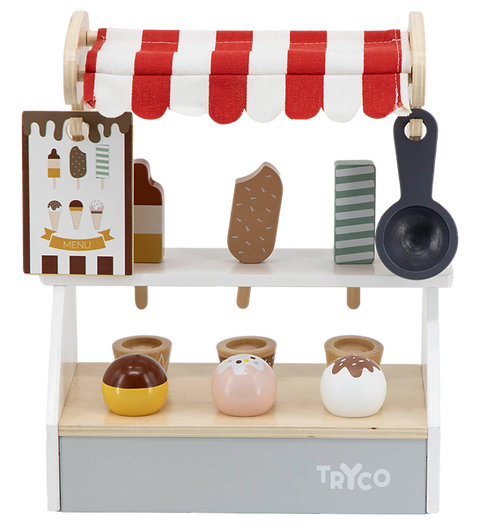Chariot à glace en bois Tryco +18M