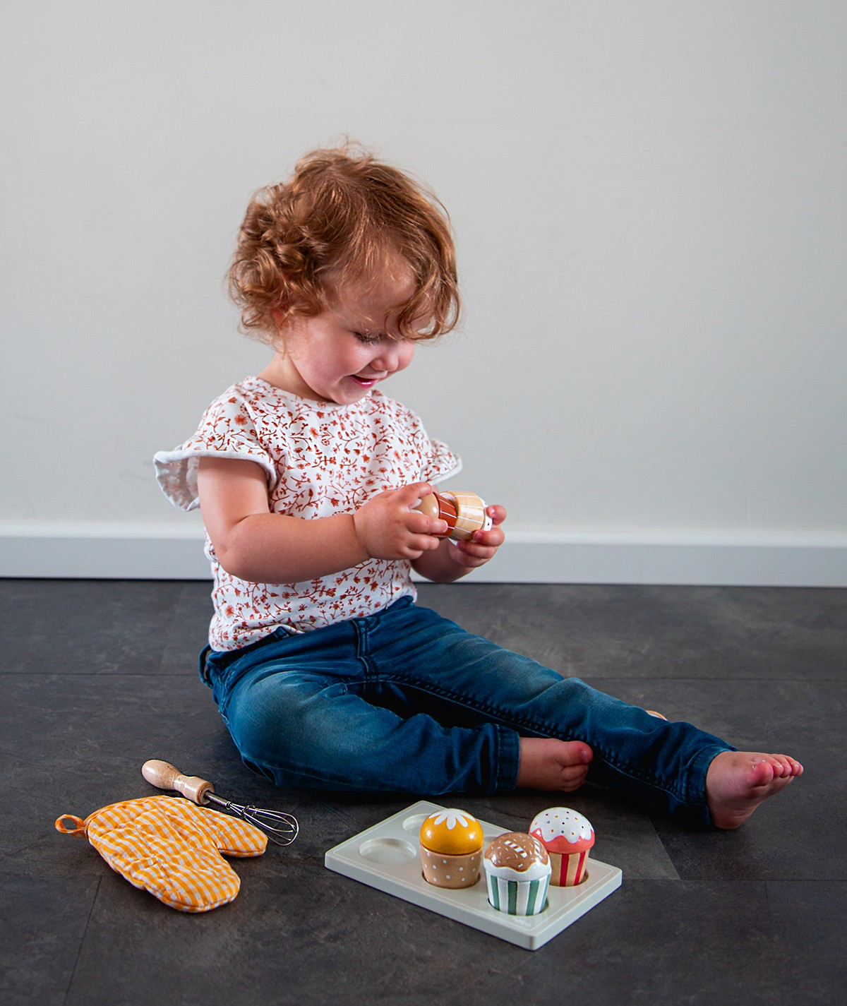 Ensemble de cupcakes en bois  thumbnail 3