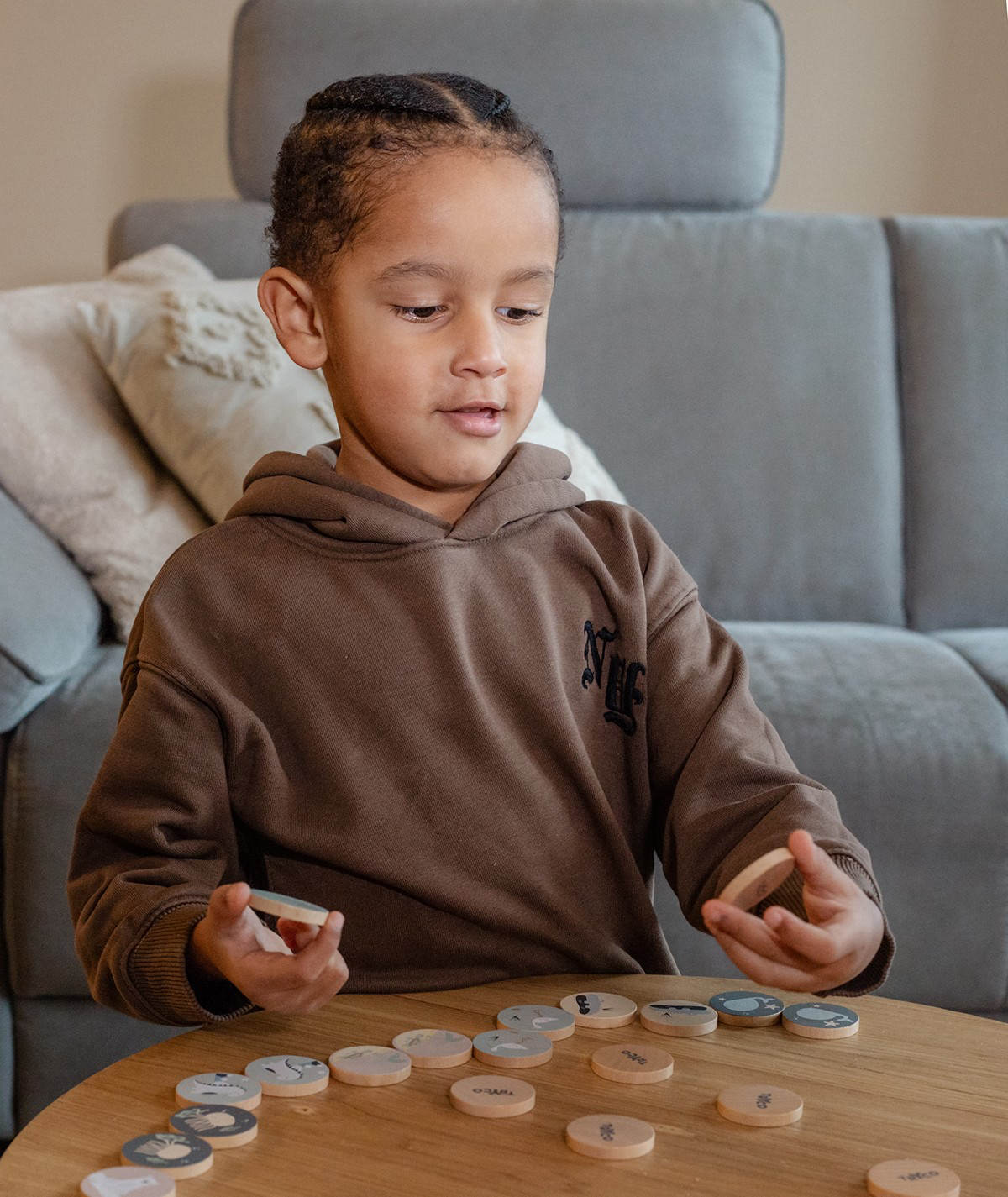 Jeu de mémoire en bois Jungle  thumbnail 2