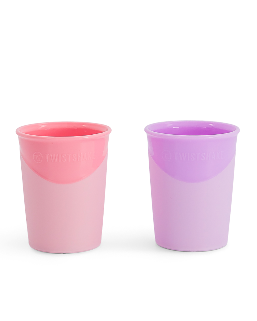 2x Cups - Rose / Violet