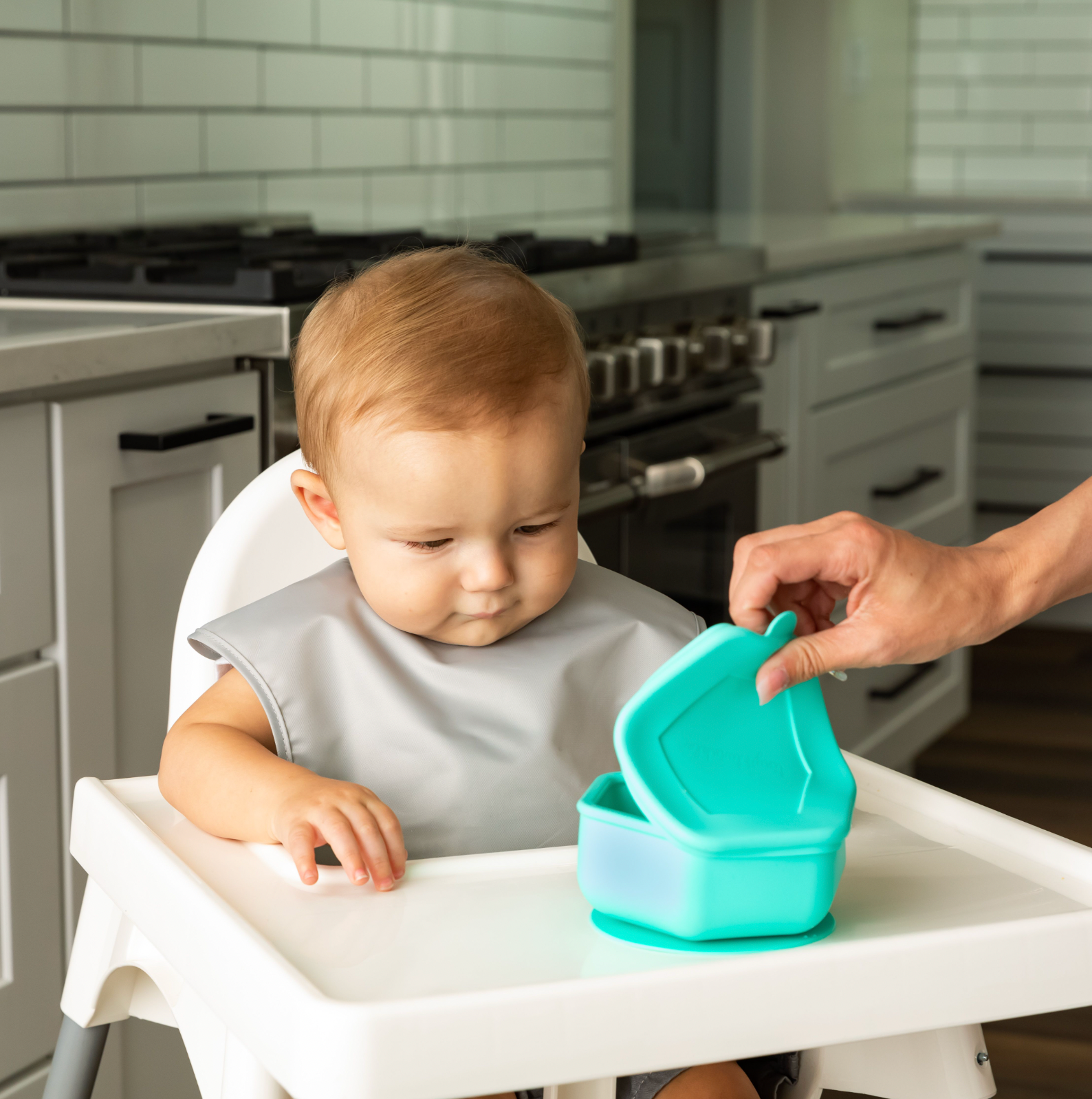 Bol avec couvercle en silicone