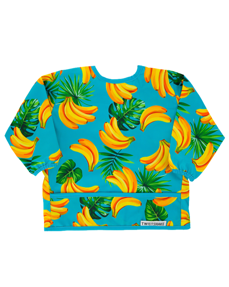 Bavoir manches longues - Banane