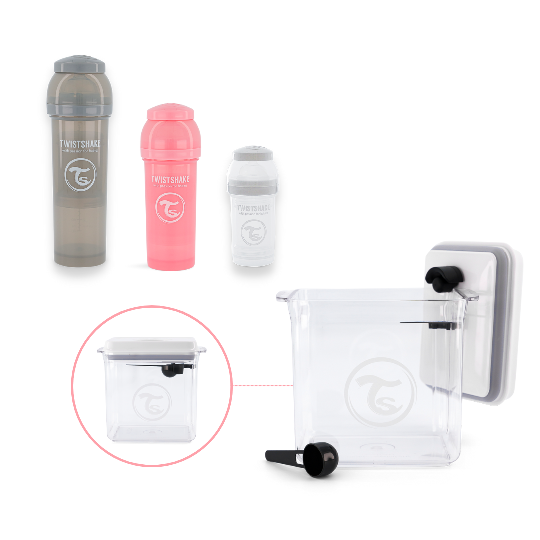 Formula container + 3 biberons