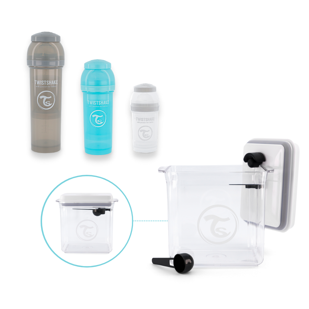 Formula container + 3 biberons