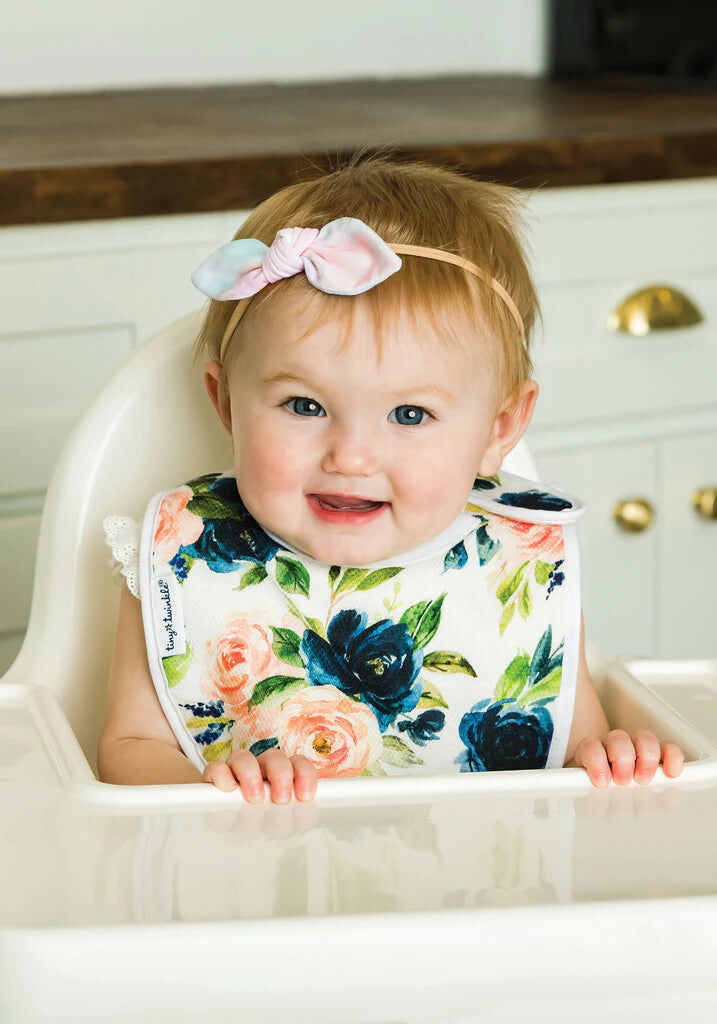 Ensemble de 3 bavoirs d'alimentation - Blush
