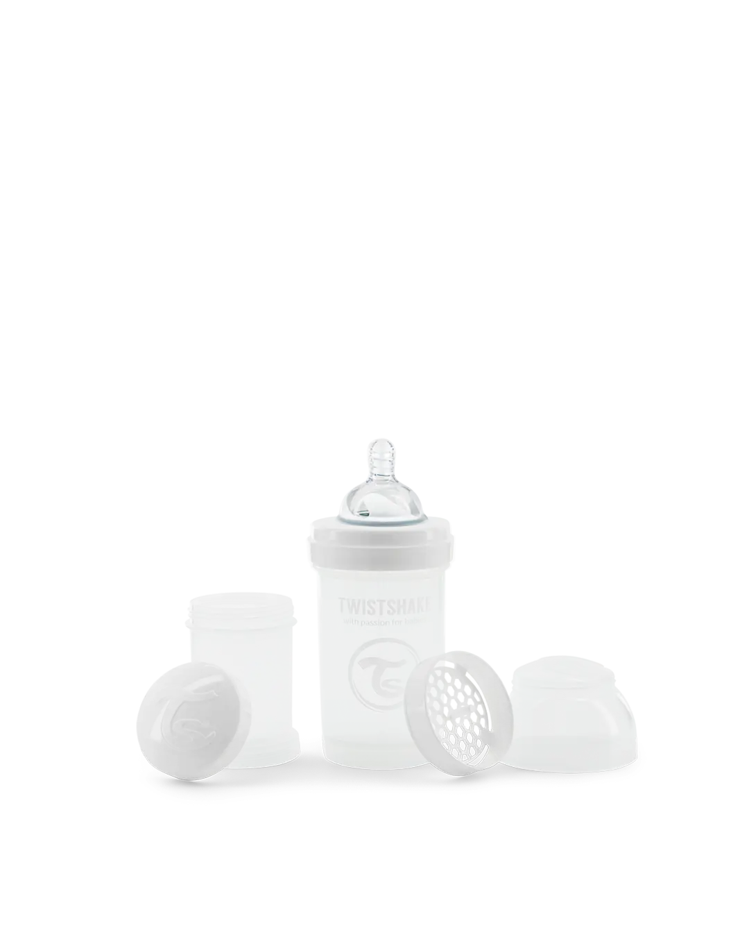 Biberon anti-colique 180ml - Blanc thumbnail 3