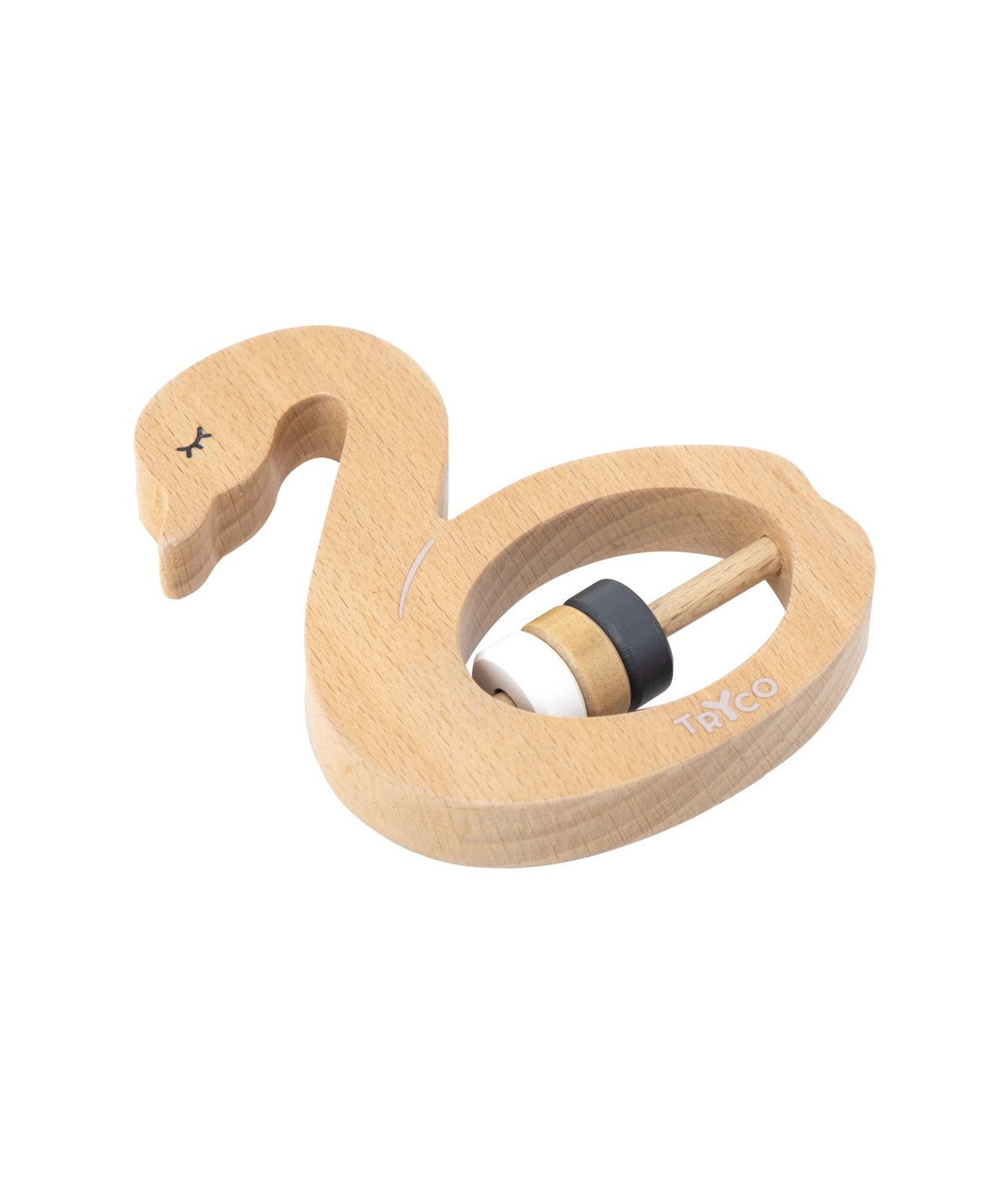 Hochet cygne en bois  thumbnail 3