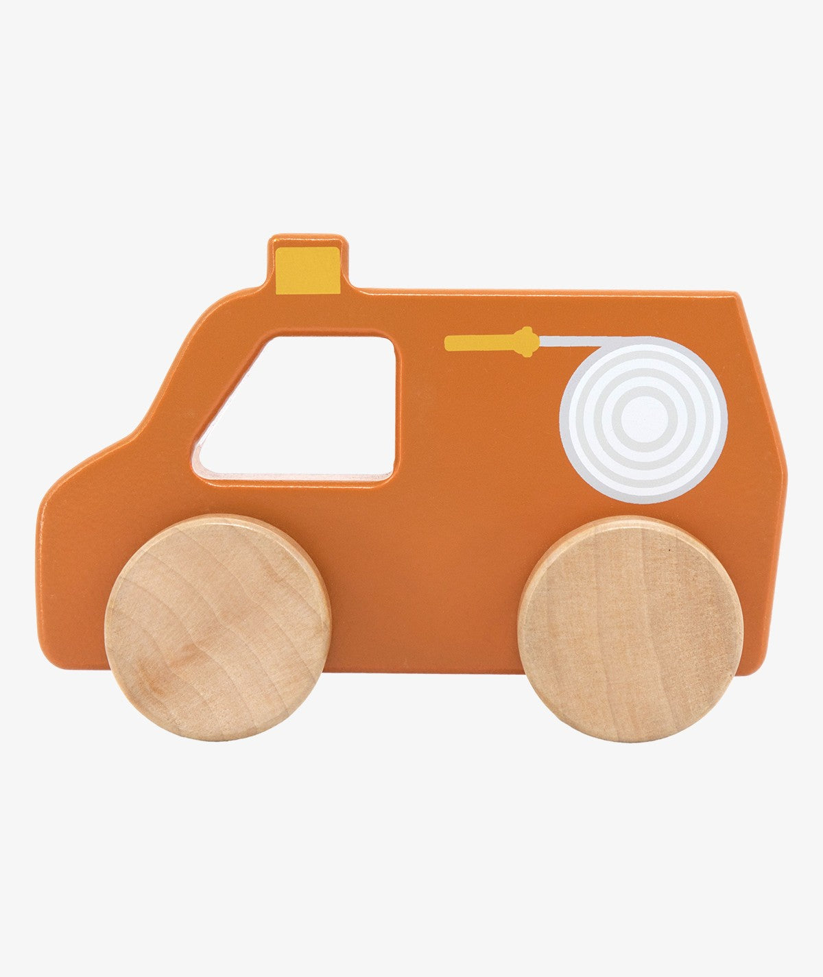 Jouet de camion de pompier en bois 