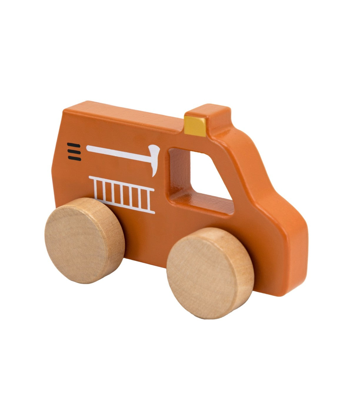 Jouet de camion de pompier en bois 