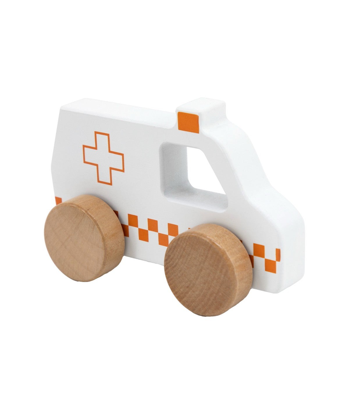 Jouet d’ambulance en bois 