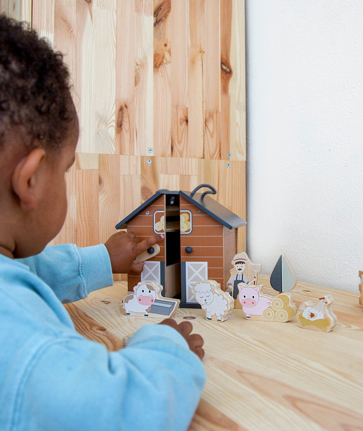 Ferme pliable en bois 