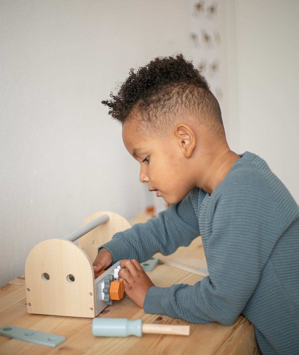 Boîte à Outils en Bois 