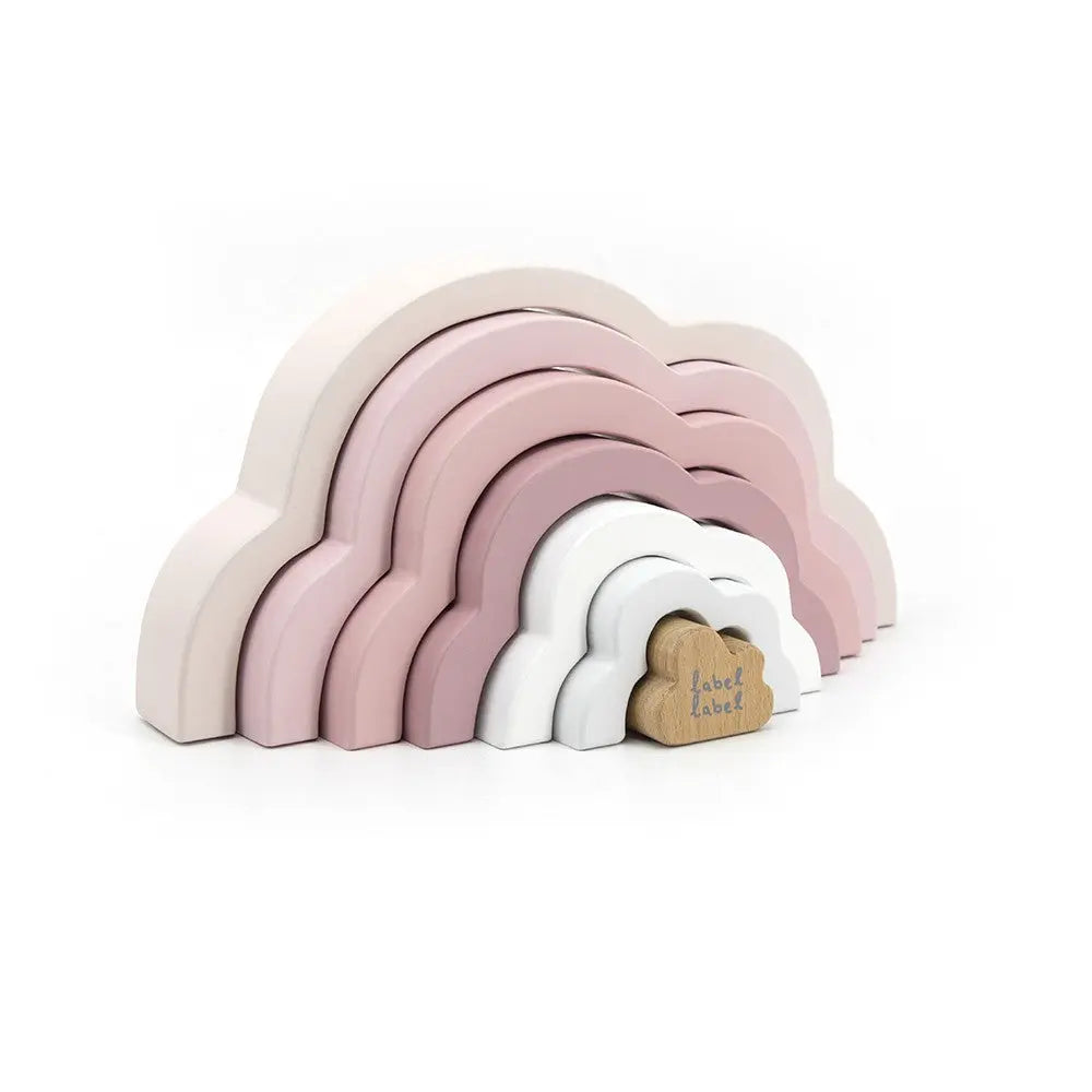 Puzzle arc-en-ciel Nuage - Rose +12M thumbnail 3