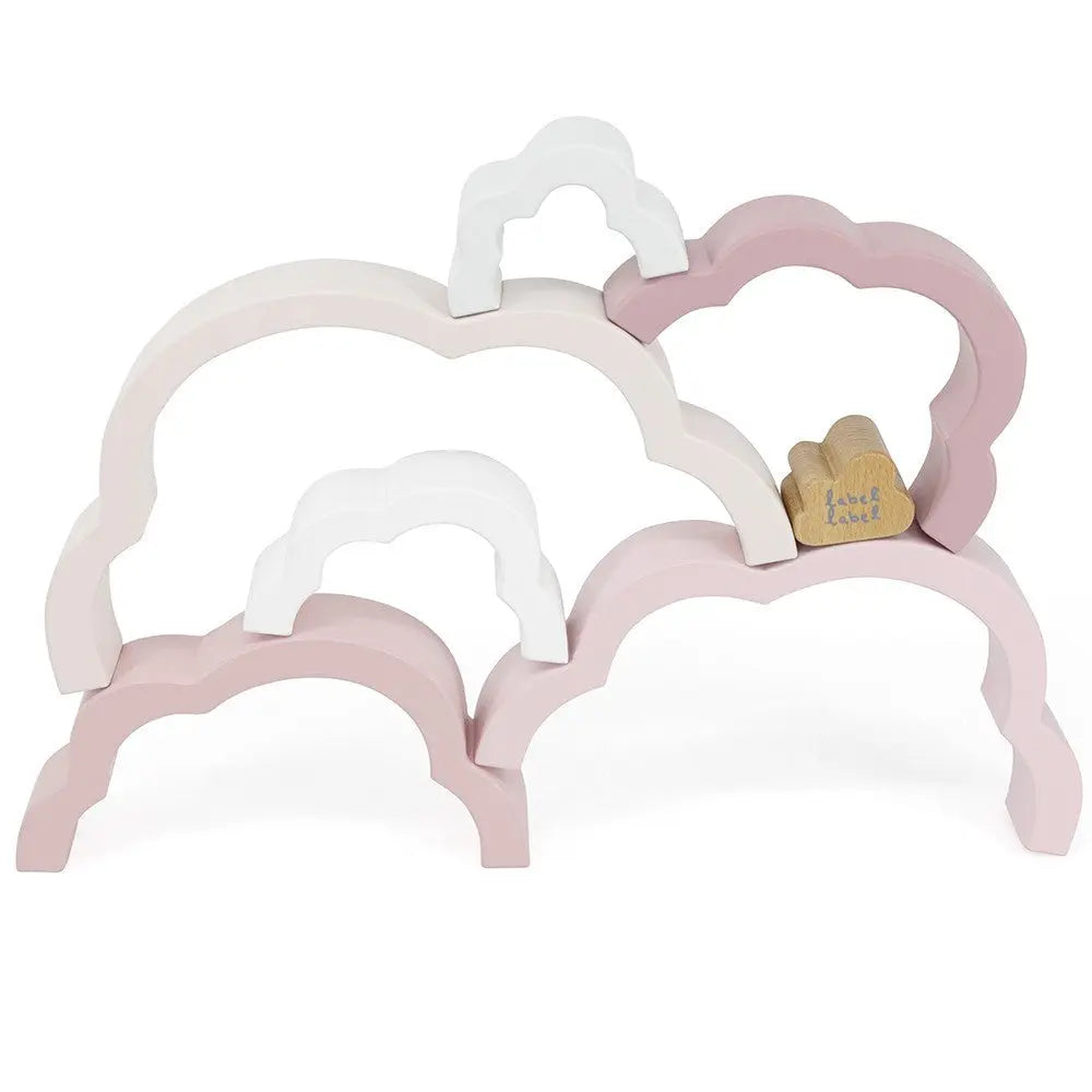 Puzzle arc-en-ciel Nuage - Rose +12M