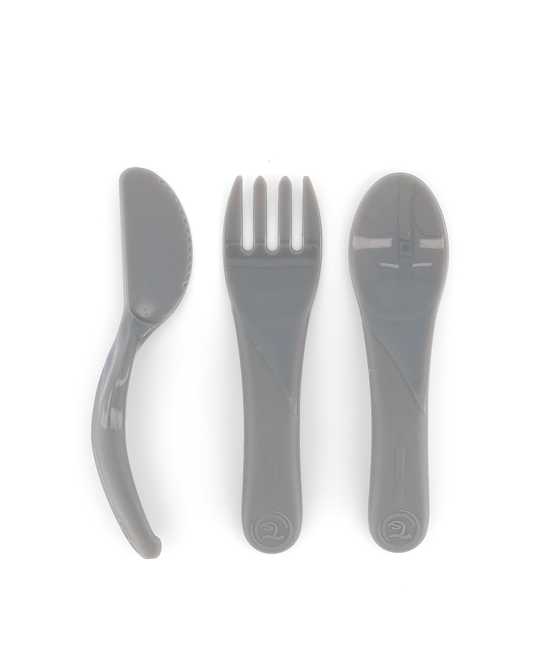 Couverts d'apprentissage - Gris