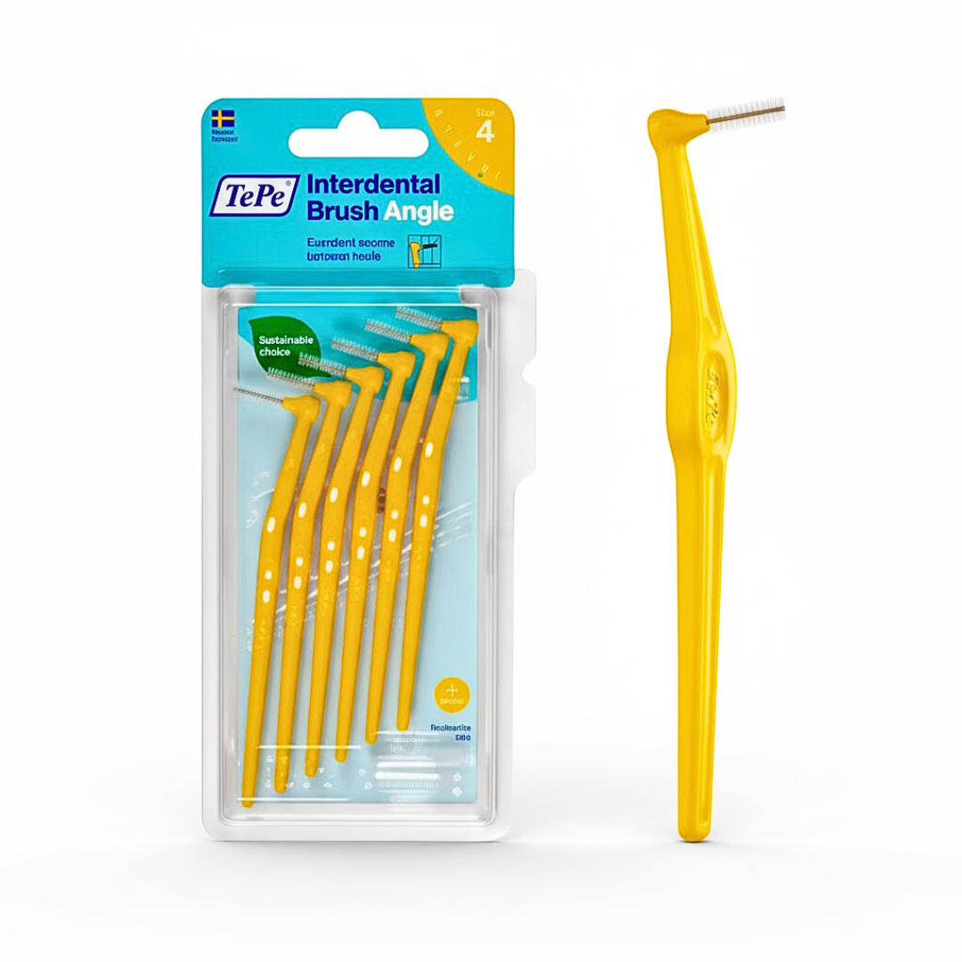 Interdental Brush Dents Angle 0.7mm Taille 4 -6 Pieces