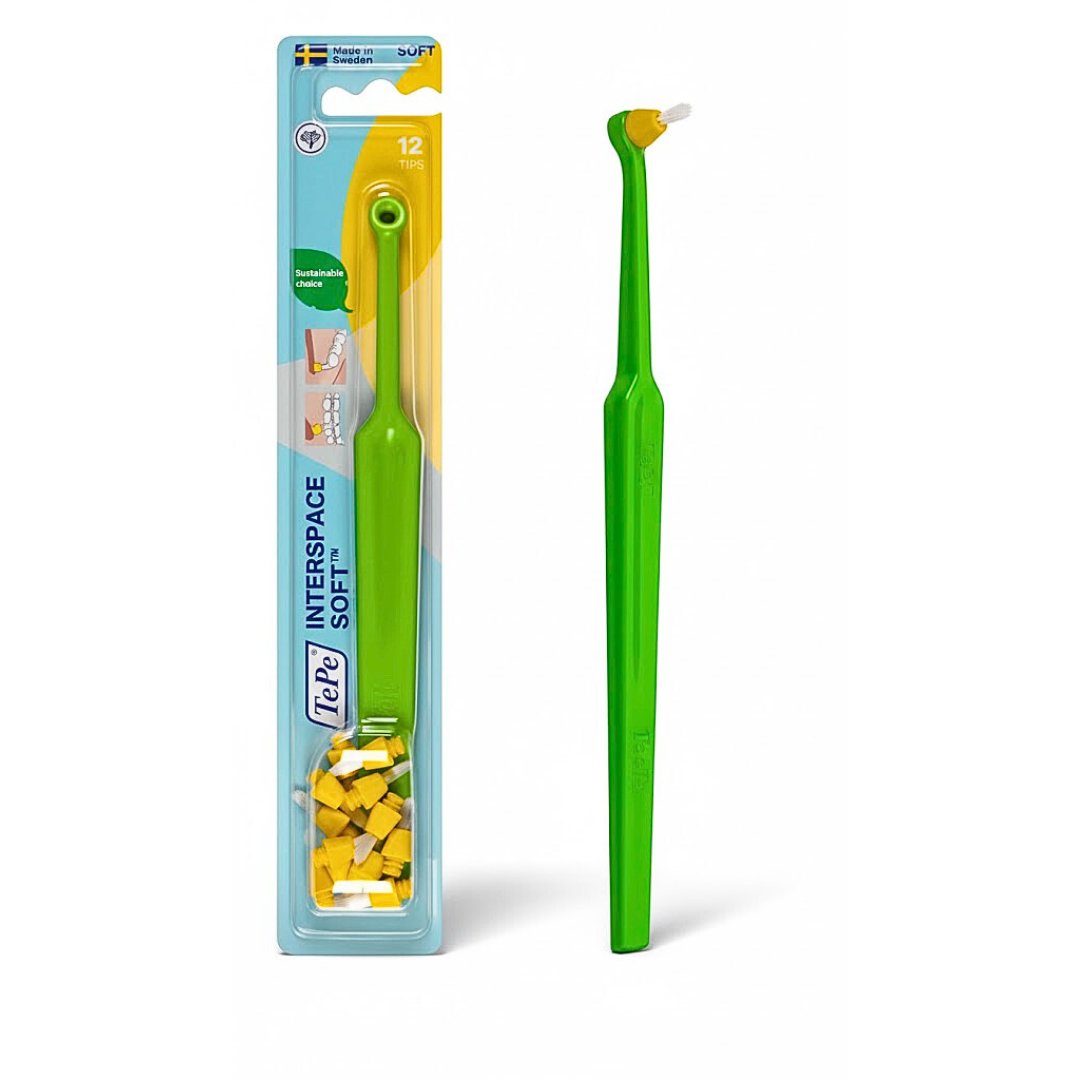 Brosse À Dents Interspace Soft 1 Manche +12 Pieces