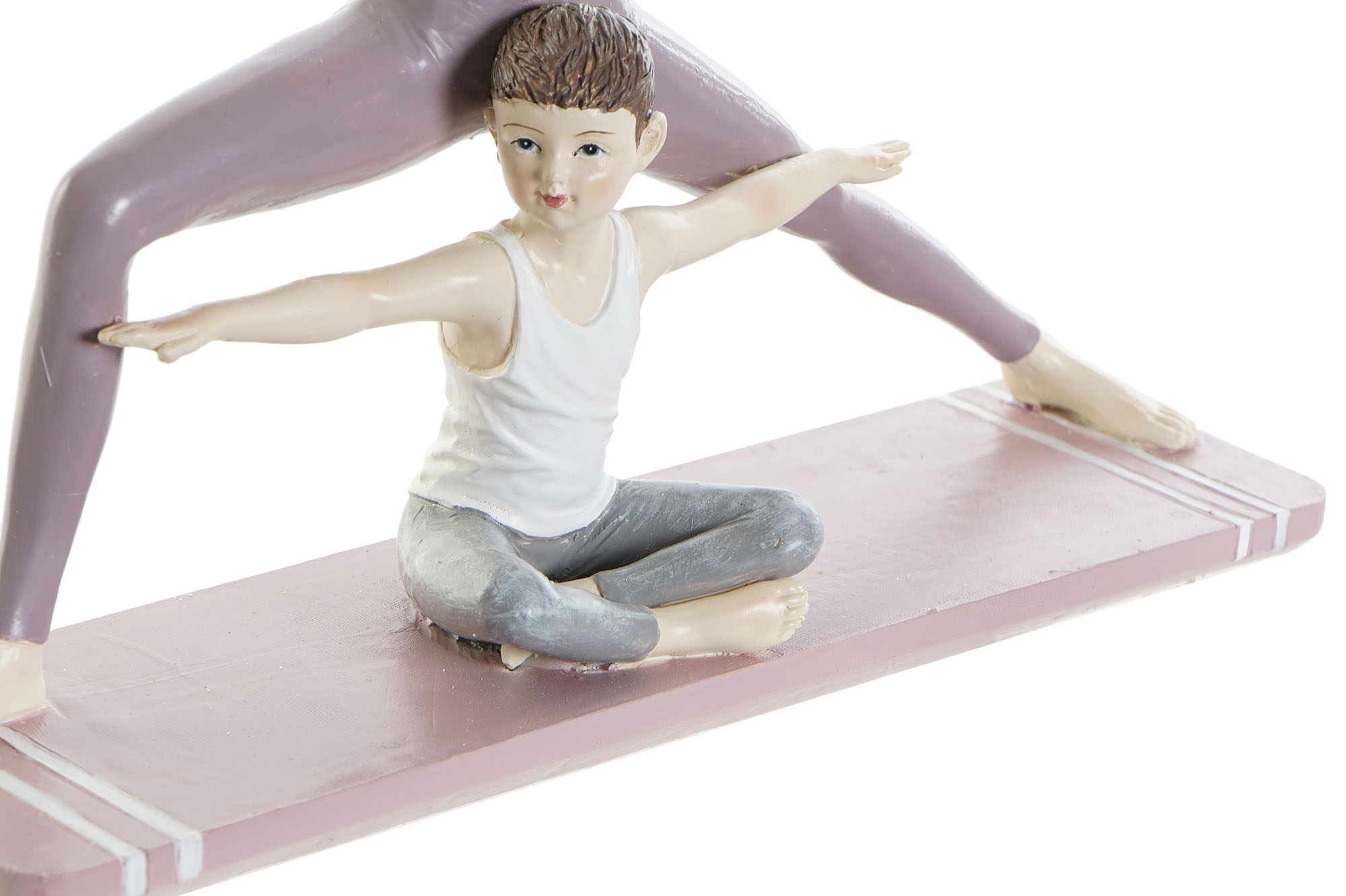 Figurine Mama Yoga Rose en Résine 24x6,5x19,5 thumbnail 3