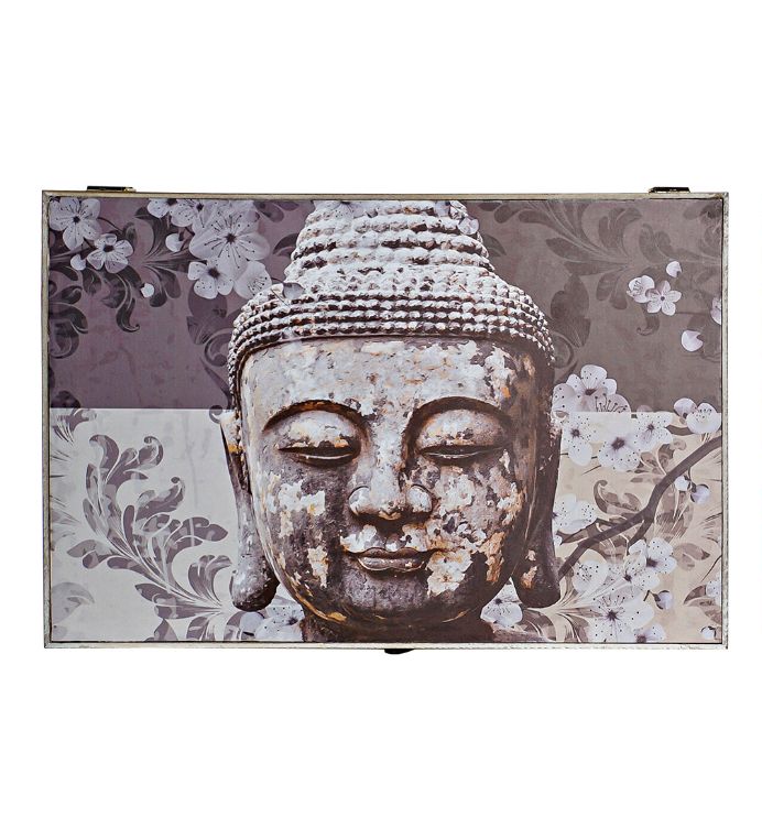 Bouddha Couvercle Compteur en Bois - v1