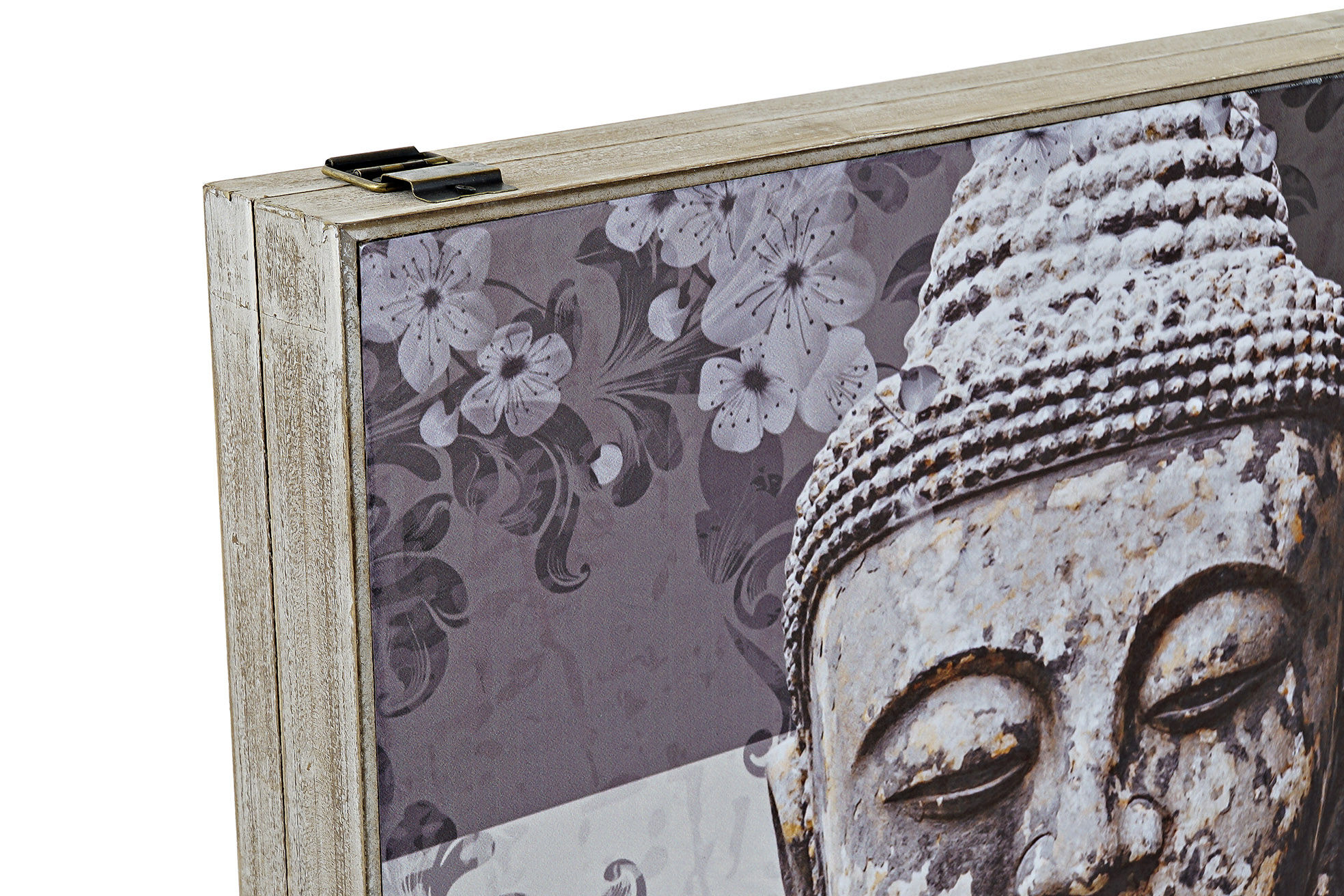 Bouddha Couvercle Compteur en Bois - v1