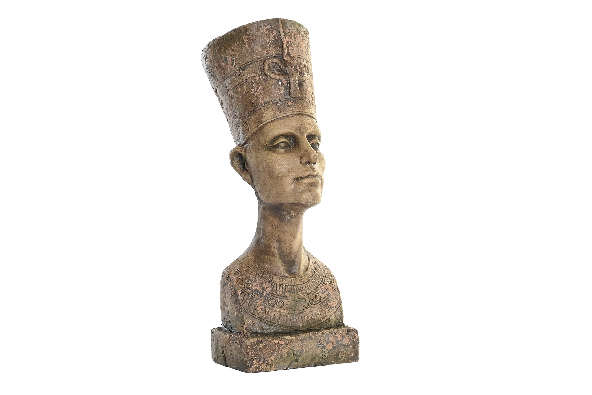 Egypte Support Pot De Fleur En Magnésie 35x27x71 Cm thumbnail 1