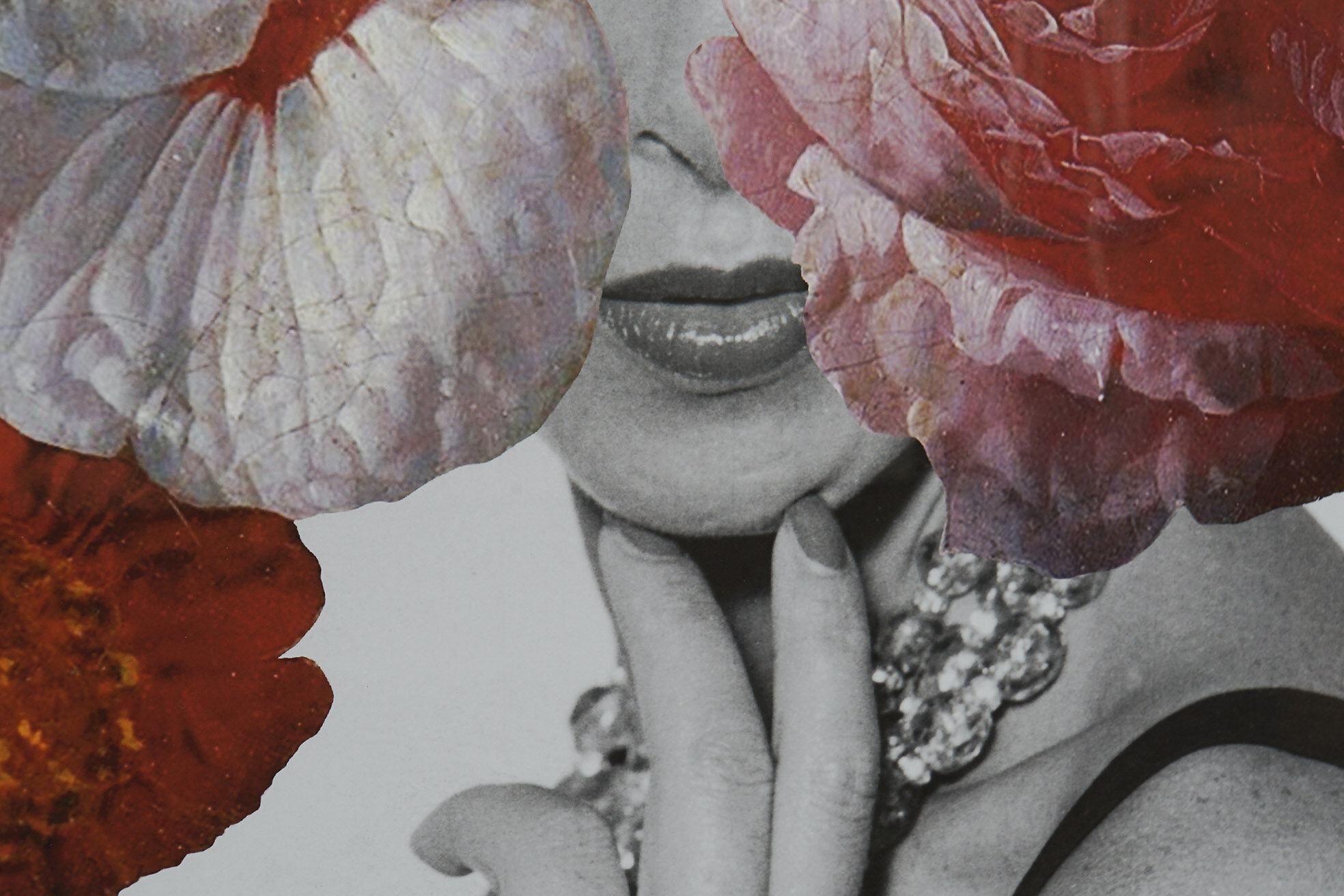 FEMME Multicolore Tableau Encadré en Toile et Verre thumbnail 4