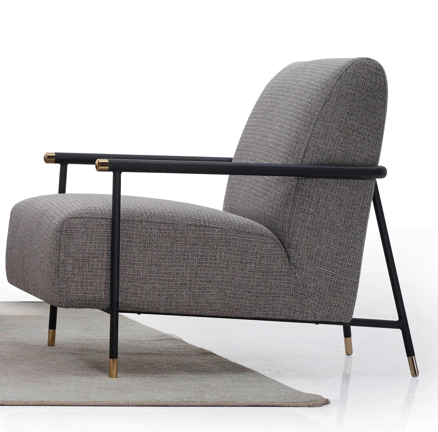 Venedik Fauteuil Gris