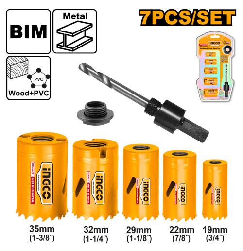 Jeu De Scies-cloches Bimétalliques 7pcs