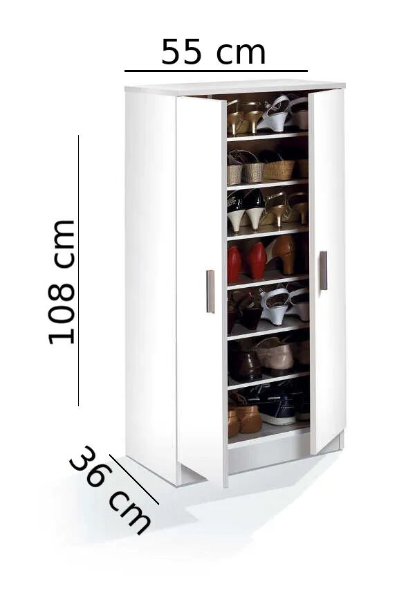 Basic 55 Meuble À Chaussures (blanc)