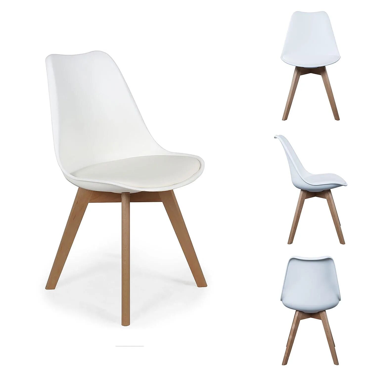 Scandi Chaise - Blanc