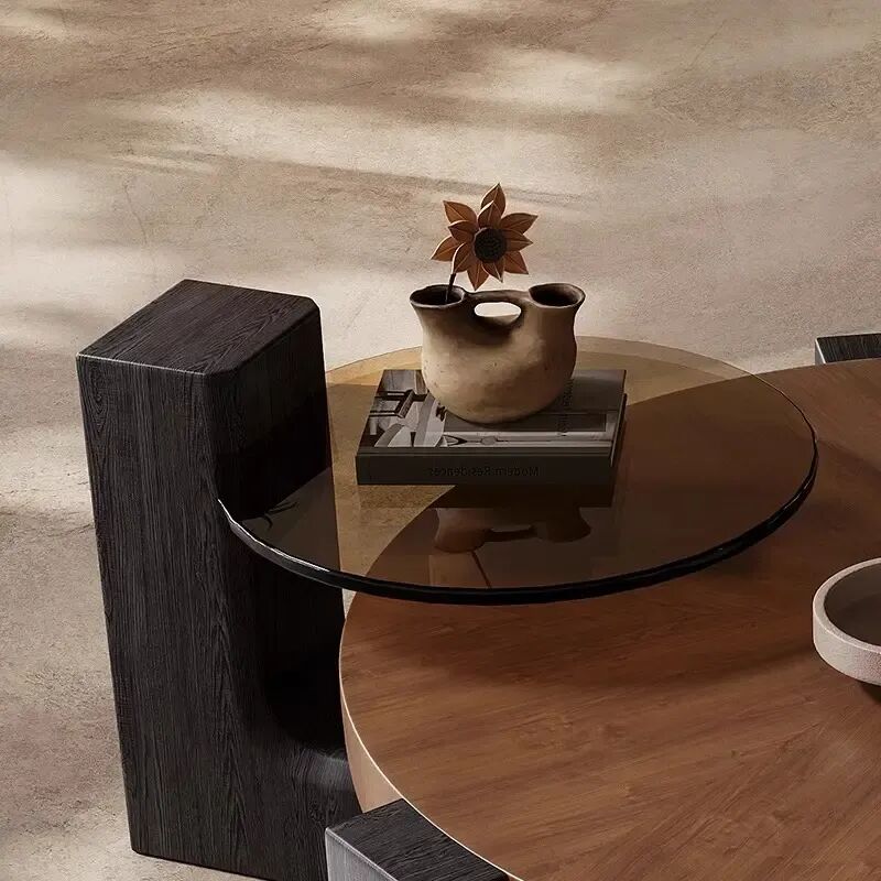 Claudia Table Basse En Noyer thumbnail 3