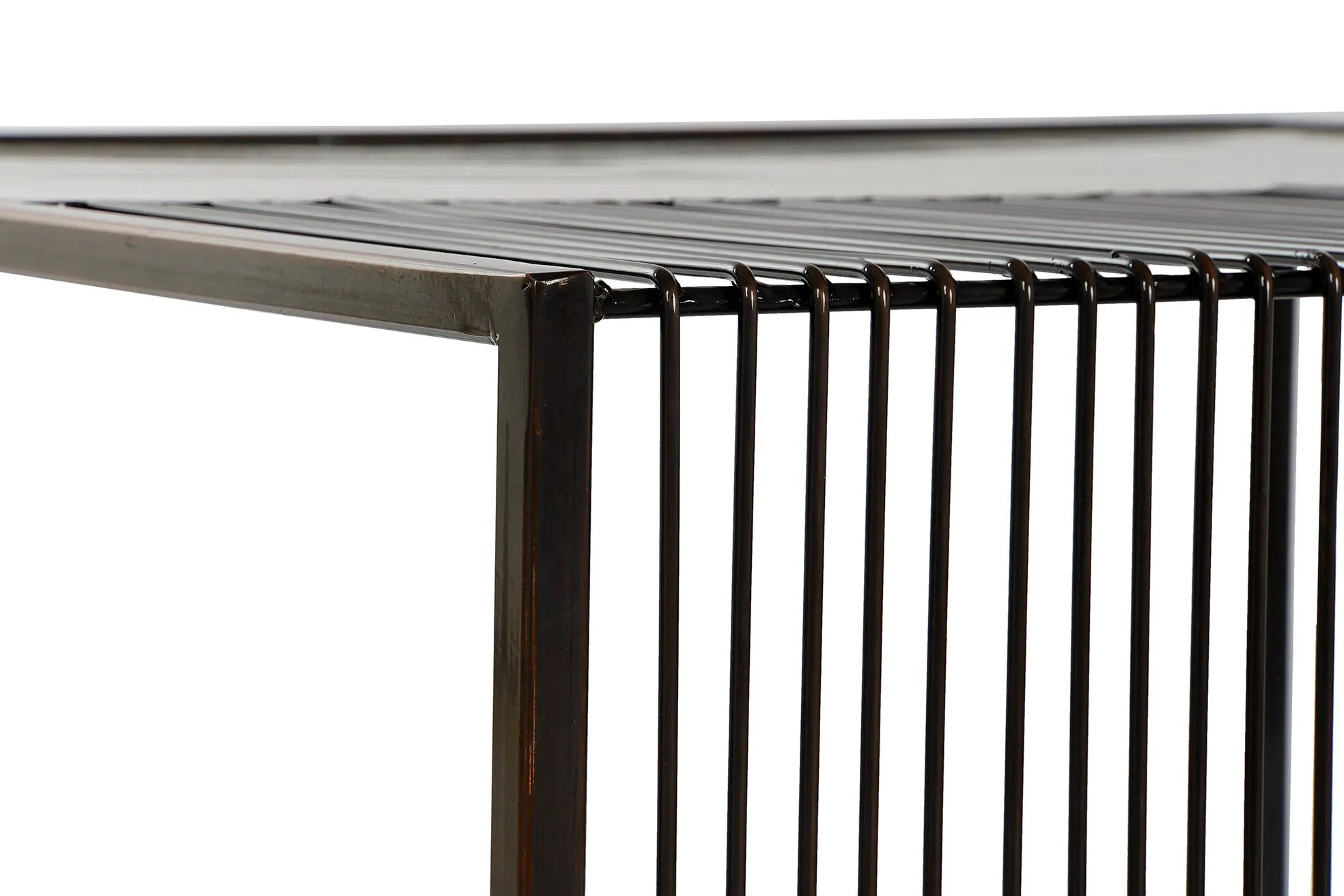 Table Café Carré En Métal Et Marbre 66x66x39 Cm thumbnail 3