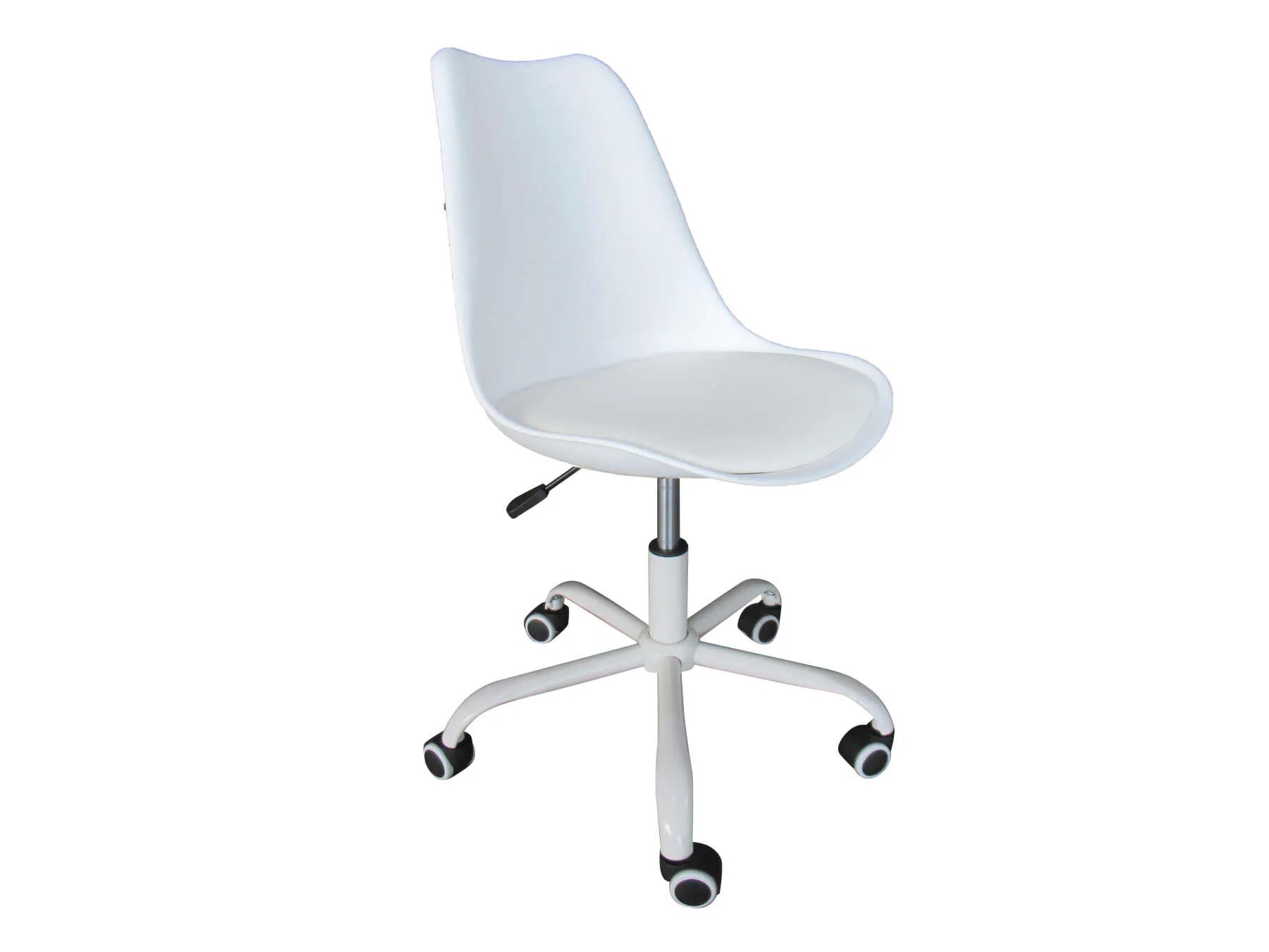 Matteo Chaise De Bureau Sur Roulette - Blanc