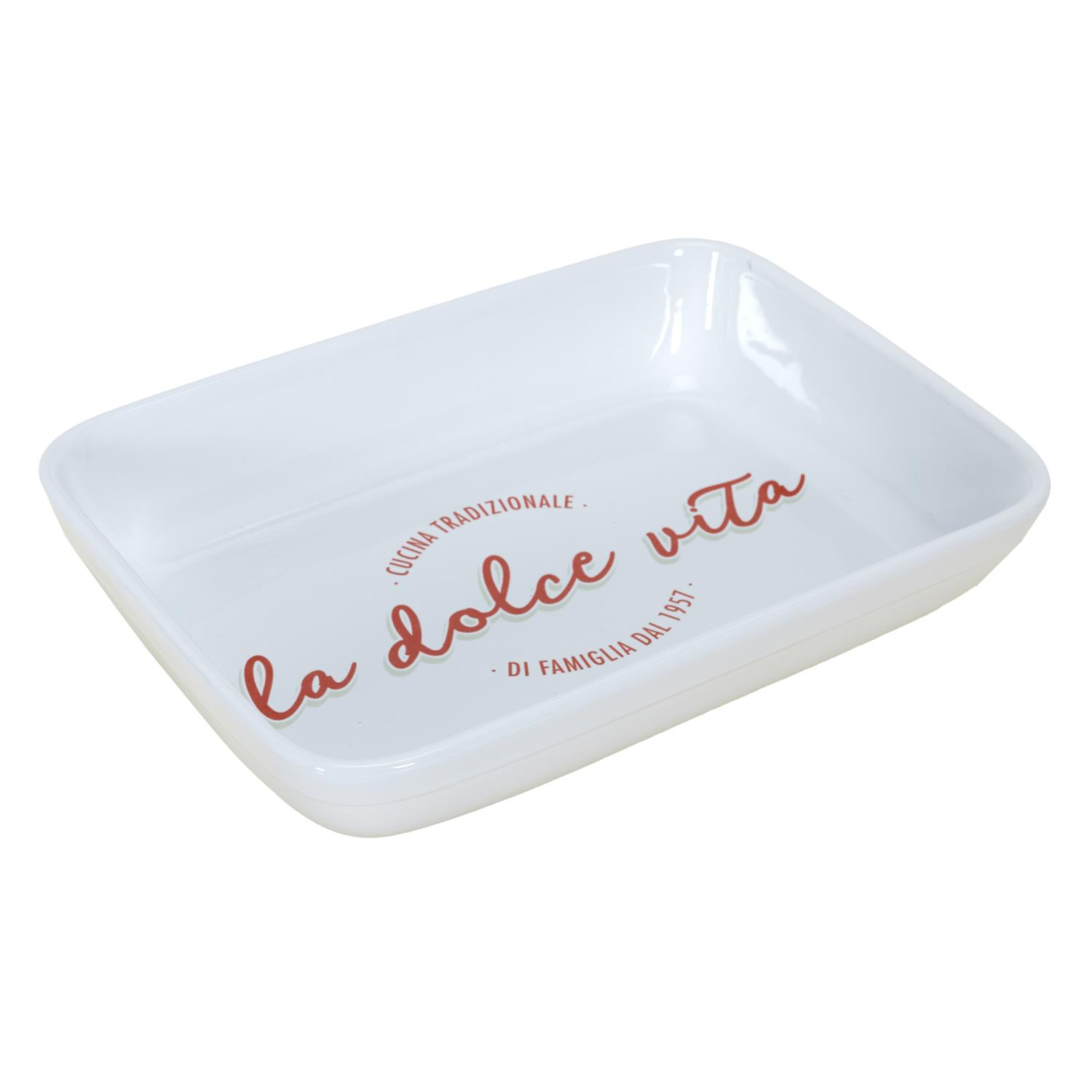 PLAT Rectangulaire four italie 25 x 35 X 7.6 cm