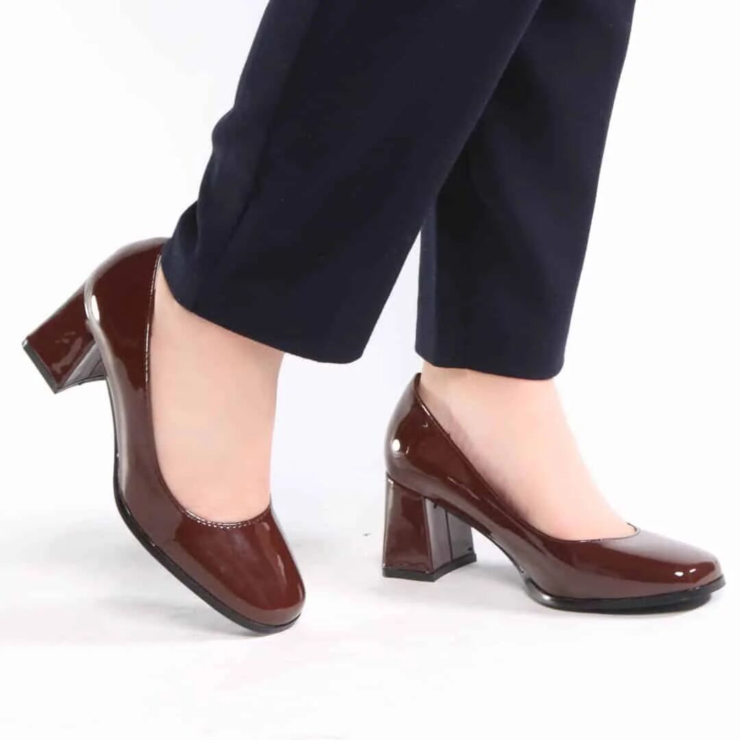 Lara – Escarpin À Talon Large